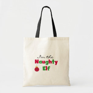 Naughty Elf T-shirts and Gifts Tote Bag