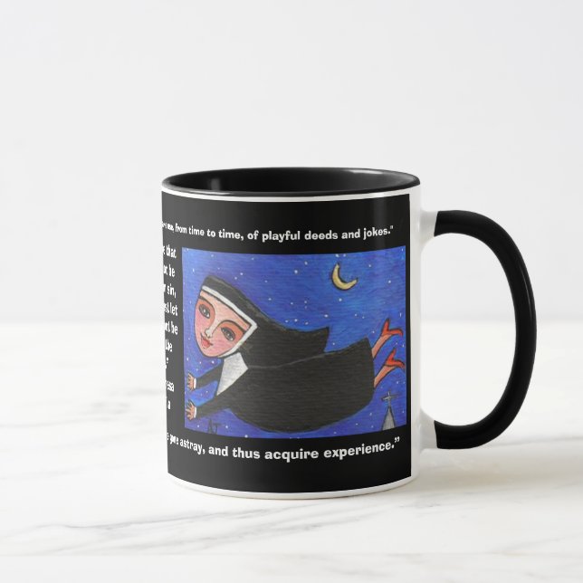 Naughty Flying Nun - Mug of Quotes (Right)