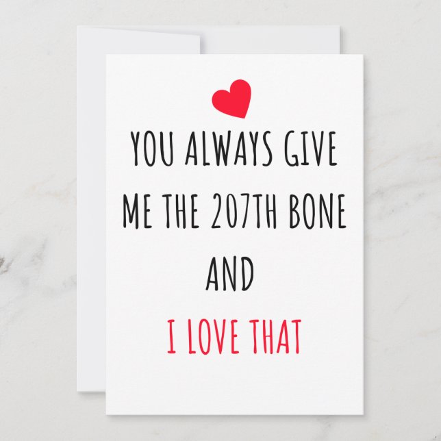 Naughty Funny Happy Anniversary Card for Her (Front)