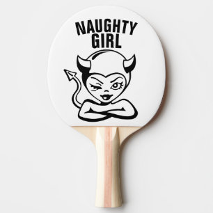 NAUGHTY GIRL PING PONG PADDLES