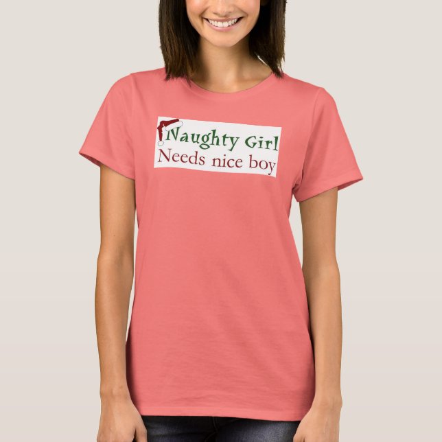Naughty Girl tee (Front)