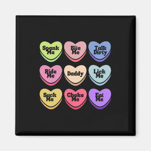 Naughty Heart Candy Daddy Spank Me Adult Humor Cou Magnet