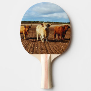 Naughty Highland Cows, Ping Pong Paddle