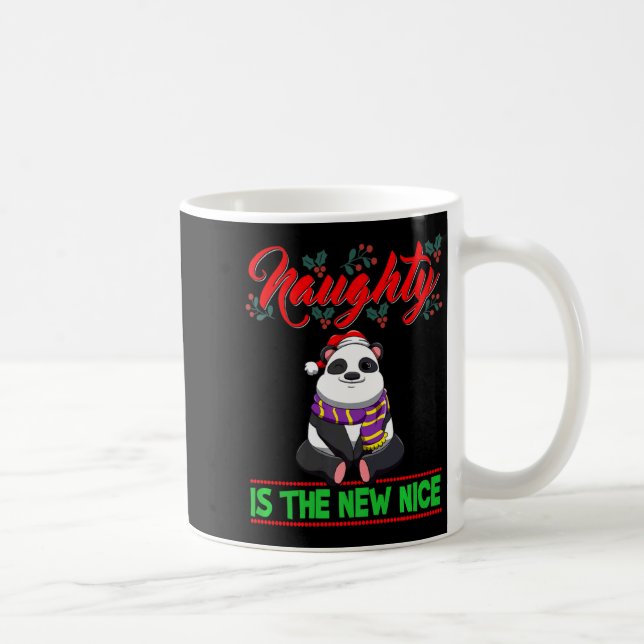 Naughty Is The New Nice Christmas Santa Xmas Premi Coffee Mug (Right)