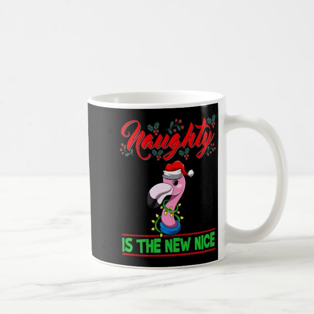 Naughty Is The New Nice Christmas Santa Xmas Premi Coffee Mug (Right)