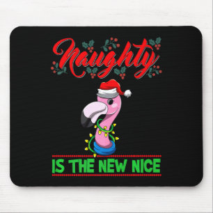 Naughty Is The New Nice Christmas Santa Xmas Premi Mouse Pad