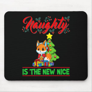Naughty Is The New Nice Christmas Santa Xmas Premi Mouse Pad