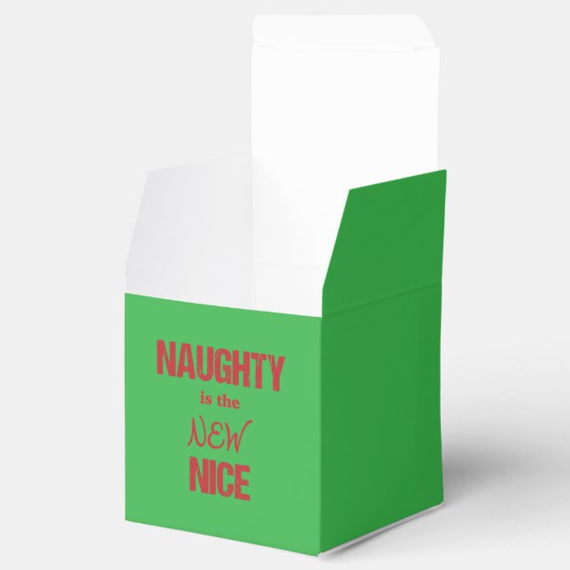 Naughty is the NEW Nice Favour Box (Opened)