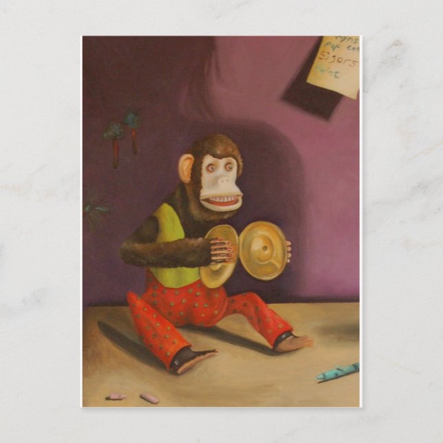 naughty kid detail(Monkey) Postcard (Front)