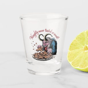 Naughty Krampus Christmas Design Shot Glass
