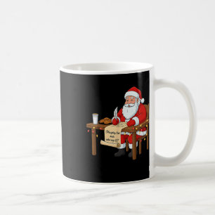 Naughty List Aids Say 67 Christmas Meme Coffee Mug