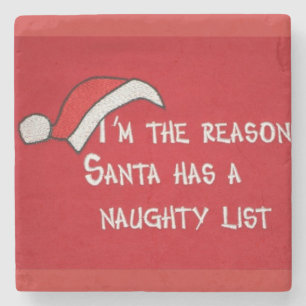 **NAUGHTY LIST** COASTER