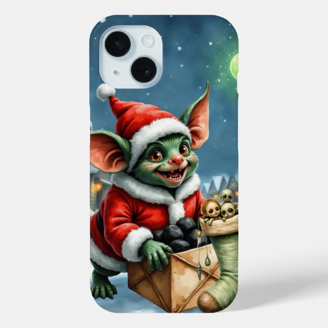 Naughty List Delivery: The Goblin Clause Chronicle Case-Mate iPhone Case (Back)