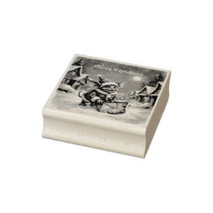 Naughty List Delivery: The Goblin Clause Chronicle Rubber Stamp