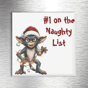 Naughty List Gremlin Magnet