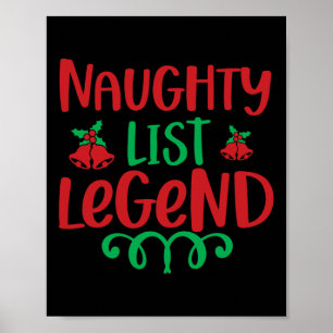Naughty List Legend Poster