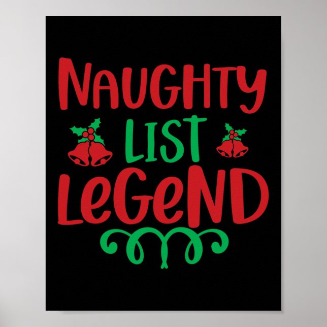 Naughty List Legend  Poster (Front)