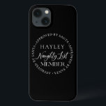 Naughty List Member Approved By Santa Christmas iPhone 13 Case<br><div class="desc">On the naughty list and proud of it! Only the name text is editable. The colour of all the text can be changed via the "Customise It" button above.</div>