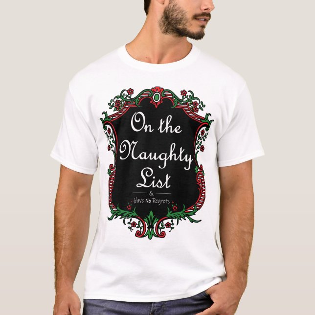 Naughty List T-Shirt (Front)