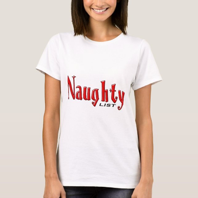 Naughty List T-Shirt (Front)
