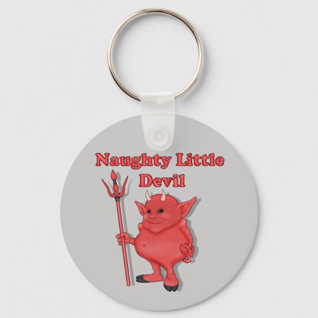Naughty Little Devil Key Ring (Front)