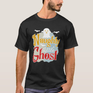 Naughty Little Ghost Halloween Funny Halloween Cos T-Shirt
