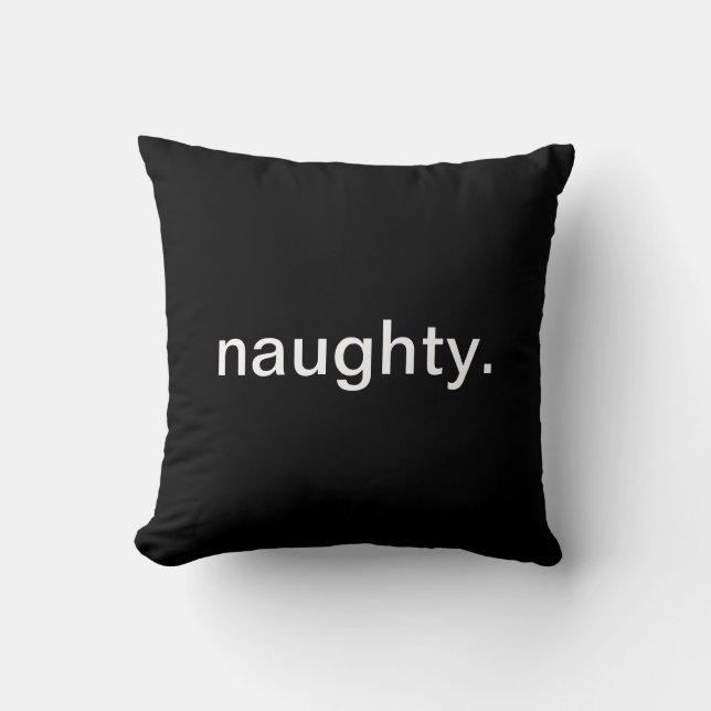 Naughty Nice Cushion (Front)