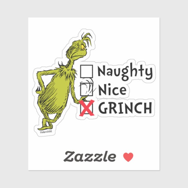 Naughty, Nice or Grinch Quote (Sheet)