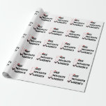 Naughty Nice Whiskey Santa Christmas List Wrapping Paper<br><div class="desc">Naughty Nice Whiskey Santa Christmas List</div>