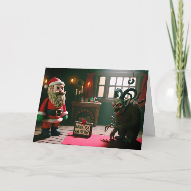 Naughty or Nice Card (Front)