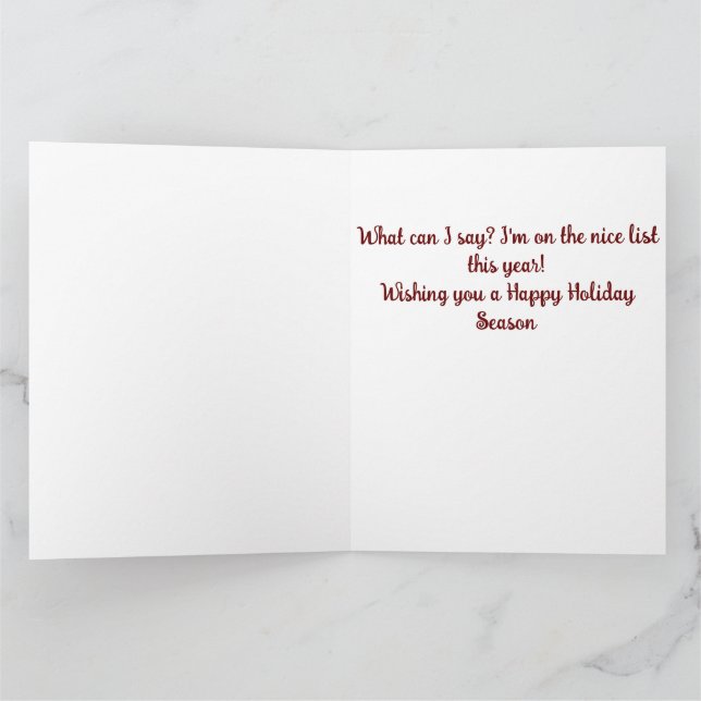 Naughty or Nice  Card (Inside)