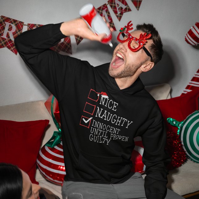 Naughty or Nice Christmas  Hoodie (Creator Uploaded)