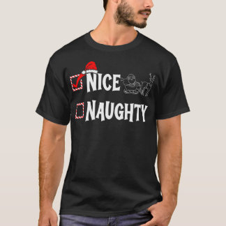 Naughty Or Nice Christmas List Couple Nice T-Shirt