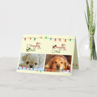 Naughty or Nice Holiday Card