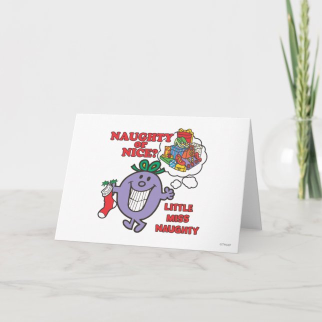Naughty Or Nice? Holiday Card (Front)