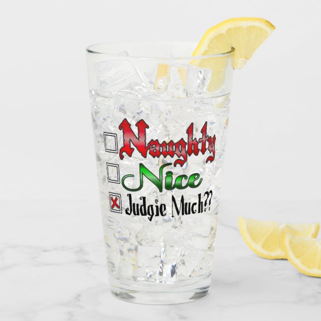 Naughty Or Nice Judgie Much Glass (Back Ice)