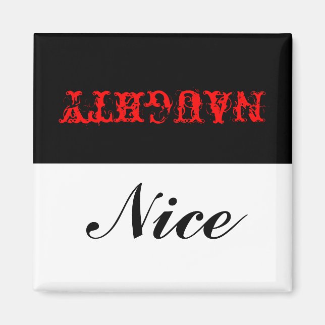 Naughty or Nice? Magnet (Front)