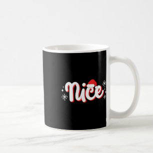 Naughty Or Nice Matching Christmas Couples Costume Coffee Mug