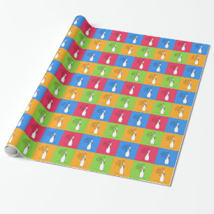 Naughty or nice? Sarcastic Snowman Wrapping Paper