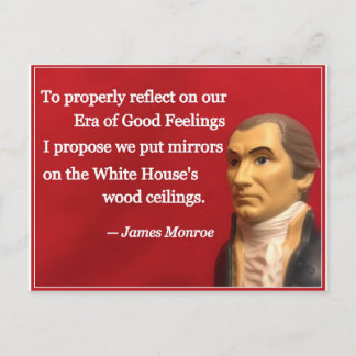 Naughty Presidential Valentine: Good Feelings Holiday Postcard