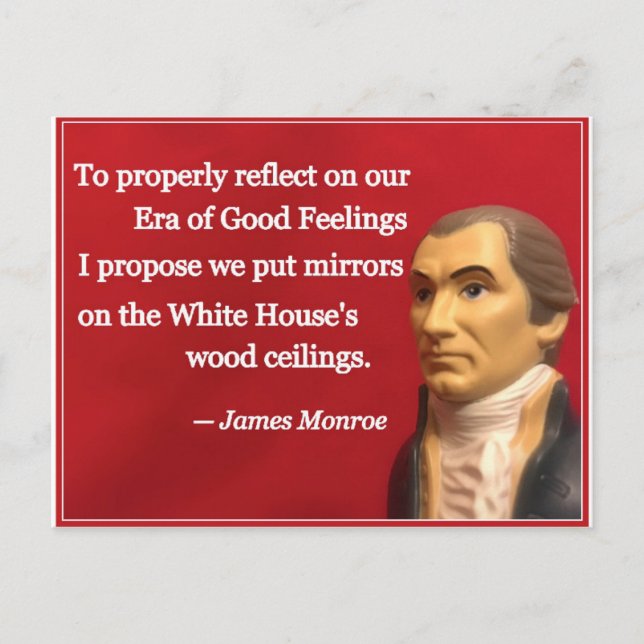 Naughty Presidential Valentine: Good Feelings Holiday Postcard (Front)