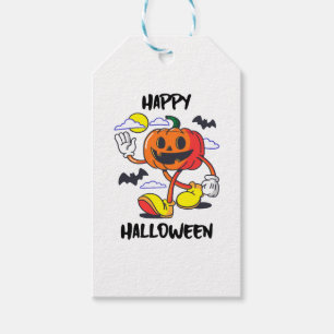 Naughty Pumpkin Happy Halloween Gift Tags