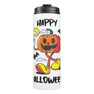 Naughty Pumpkin Happy Halloween Gift Thermal Tumbler
