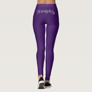 Naughty Purple Leggings