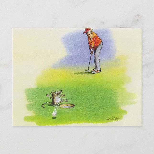 Naughty rat postcard (Front)