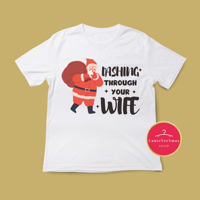 Naughty Santa Christmas Funny Quote Sweatshirt (Creator Uploaded)