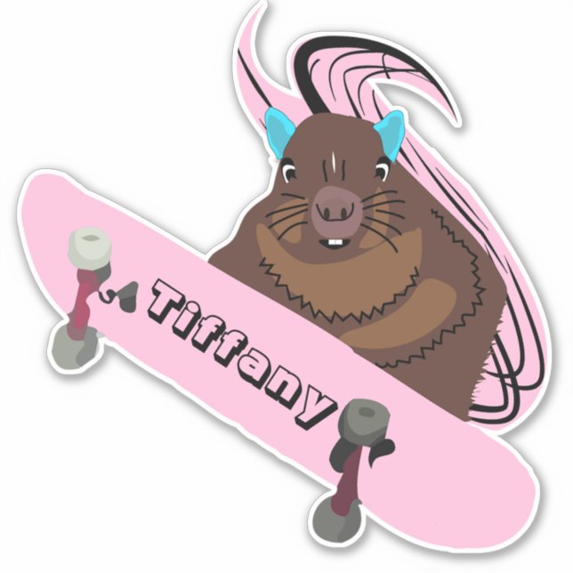Naughty Squirrel #109 Girls Name  (Front)