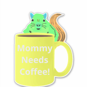 Naughty Squirrel #110 Coffee Cup