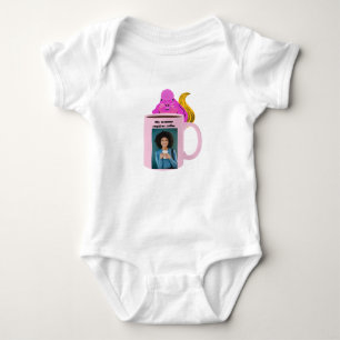 Naughty Squirrel #130 Baby Coffee Bodysuit