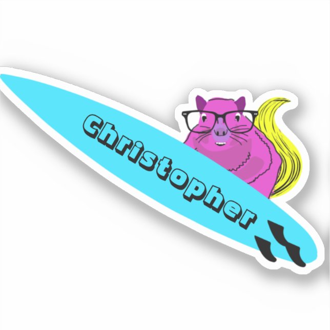 Naughty Squirrel #151 Surfing (Front)